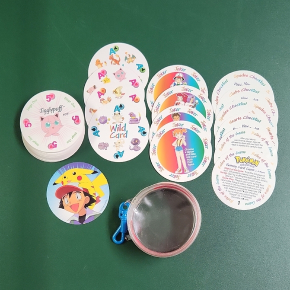 Nintendo Other - POKEMON Rummy Card Game Nintendo 1999 With Clip On Case COMPLETE (Vintage)